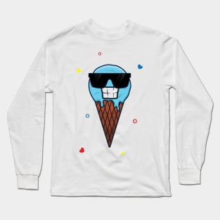 Cool ice cream emote Long Sleeve T-Shirt